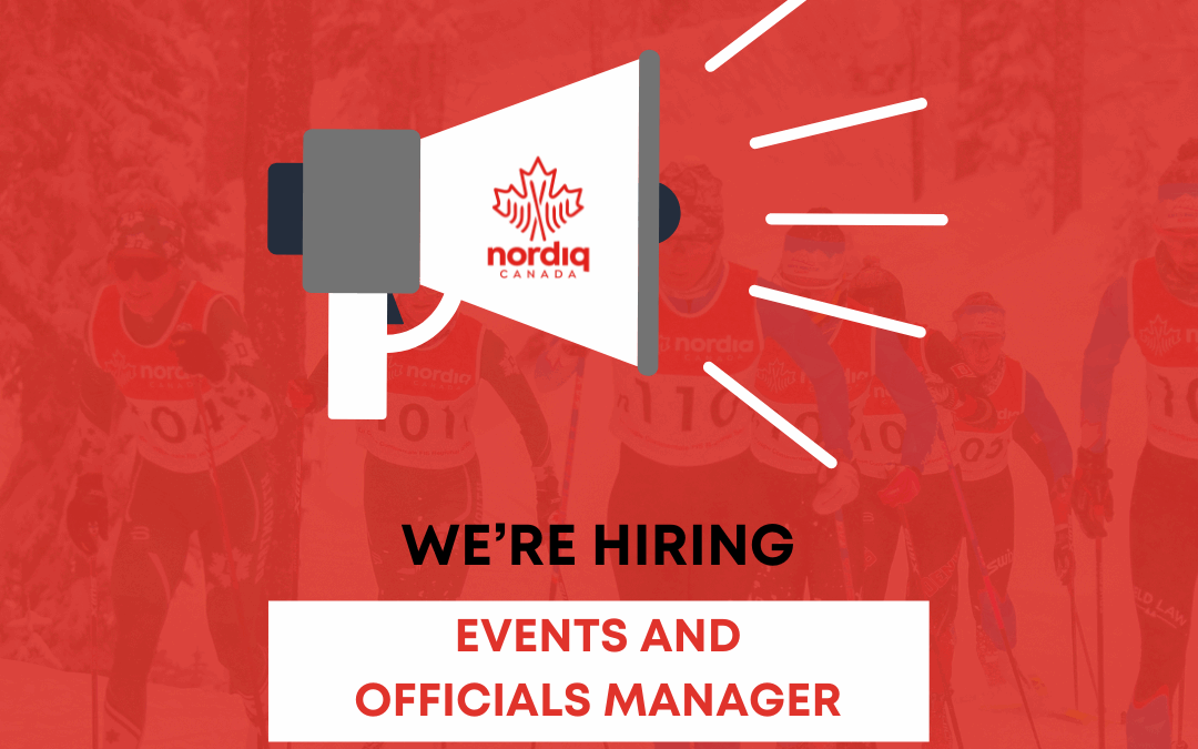 Job Opportunity – Events and Officials Manager
